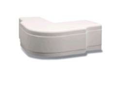 COTOVELO PLANO 90 GRAUS DEXSON 40X25CM BRANCA - SCHNEIDER