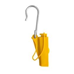Esticador Cunha Para Cabo Mini Drop Amarelo