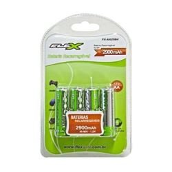 Pilha Recarregvel Aa-2500 Mah (blister C/ 4 Unid)