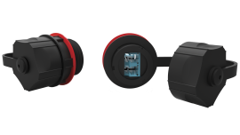 ADAPTADOR PTICO INDUSTRIAL IP67 LC DUPLEX
