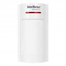 Sensor de Presena Infravermelho IVP 3000 PET Intelbras Com Fio Duplo PIR, 2 nveis de sensibilidade, Cobertura com ngulo de 110 e Alcance de 12m - PET 35 Kg
