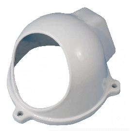 Protetor para Cmera Dome tipo C com Infra Branco Anti-Vandalismo Bulher