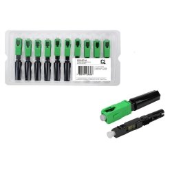 Conector ptico De Campo Sc/apc Verde - 10 Pc