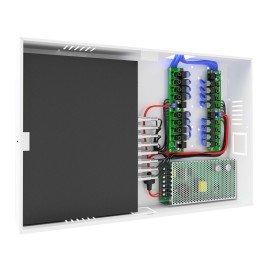 Rack Power Balun HD 8000 8 Ch De At 5Mp Onix Security Leva Sinal de Video e Alimentao Atravs nico Cabo e Fonte Inclusa, Organizador Vertical
