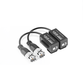 Balun Amplificador - Conversor de par tranado passivo, 300m, Utiliza Cabo Lan.