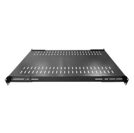 Bandeja Prateleira Fixa Para Rack 19" 1U x 300mm c/ 4 Pontos de Fixa��o