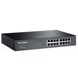 Switch 16 Portas Gigabite TP-Link TL-SG1016D Velocidade 10/100/1000 Mbps