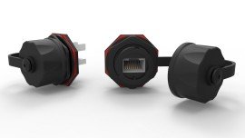     CONECTOR FEMEA GIGALAN CAT.6 INDUSTRIAL IP67 BLINDADO|