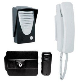 Kit Interfone Porteiro Eletrnico Com Fechadura Eltrica Completo  29937
