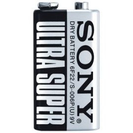 Bateria 9V Sony Zinco/Carvo Shrink
