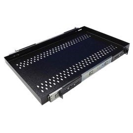 Bandeja Mvel Ventilada 1U x 400mm Para Rack Padro 19"  1U x 400mm 19"