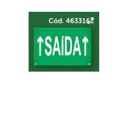 PLACA DE SINALIZAO NEW SLIM BR-VD SAIDA SETA CIMA - INTELBRAS..