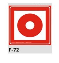 PLACA DE IDENTIFICAO - ACIONAMENTO ALARME DE INCNDIO F-72 19X19