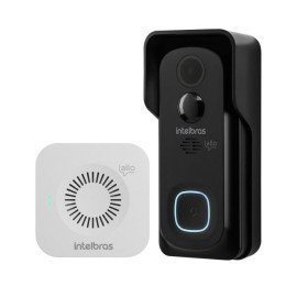 Videoporteiro Wi-Fi Allo W5+ Intelbras Totalmente Sem Fio Com Abertura de Fechaduras