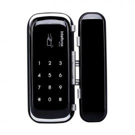 Fechadura Digital Intelbras FR 400 Para Portas de Vidro C/ Chaveiro e Senha Teclado Touch