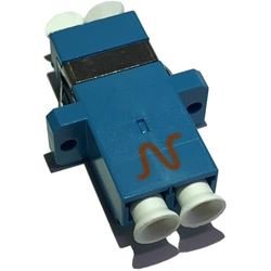 Adaptador ptico Duplex Sm Lc/lc Azul.