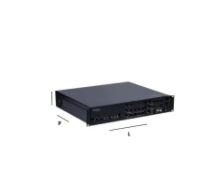 CENTRAL PABX TELEFONICA UNNITI 2000 32 RAMAIS 8TA 60R IP 20T IP INTELBRAS