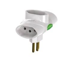 PINO MULTIPLICADOR 2P+T 10A/250V BR (BLISTER)