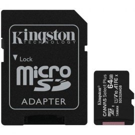 Carto de Memria Kingston Micro SD 64GB Canvas Select Plus Classe 10
