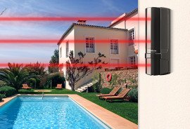 SENSORES INTELBRAS SENSOR DE BARREIRA INFRAVERMELHO ATIVO COM FIO IVA 9100 TRI