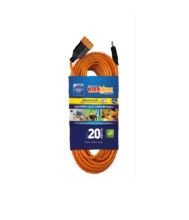 CORDO PROLONGADOR HARD WORK PP 2X2,5MM X 3M - LARANJA 2P -20A