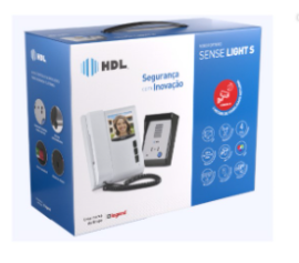 PORTEIRO ELETRNICO C/ VDEO HDL SENSE LIGHT900201400 