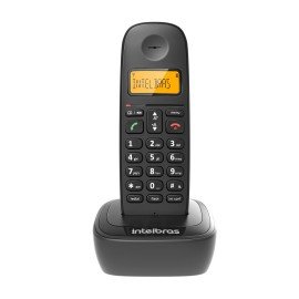 Telefone Sem Fio TS 2510 Intelbras com Identificador de Chamadas, Capacidade para at 7 ramais, Preto