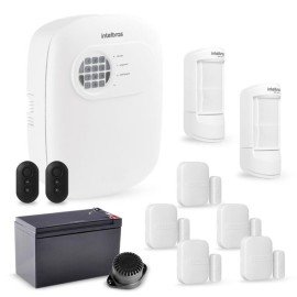 Kit Alarme Intelbras Monitorado Aplicativo Ethernet ANM24 NET Com 2 IVP Semi-Externo e 5 Magnticos Sem Fio