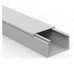 CANALETA 80X50 BEGE RECORTE FECHADO - DUTOPLAST