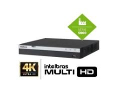 STAND ALONE MULTI-HD INTELBRAS MHDX 5108 4K ANALGICA 08 CANAIS Disponvel Tatuap