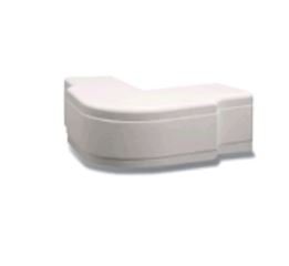 COTOVELO PLANO 90 GRAUS DEXSON 20X20CM BRANCA - SCHNEIDER