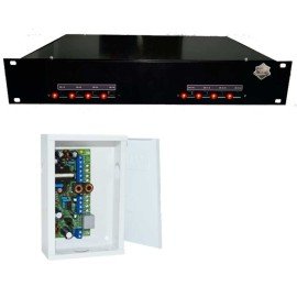 Rack 9000 PVT Duplex 8 Ch Onix Security Leva Sinal de Video e Alimentao Atravs nico Cabo e Fonte Inclusa, Organizador Horizontal 19" HD e Analgico