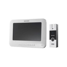 Vdeo Porteiro Hikvision DS-KIS202 Kit Painel Externo e Monitor 7 Polegadas