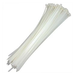 Abraadeira De Nylon Branca 293 X 7,6 Mm;.,