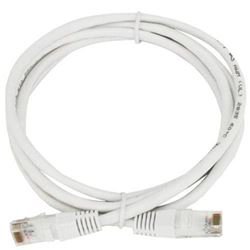 Patch Cord Cftv 1 M Cat 5 Rj45/rj45 Pvc Branco