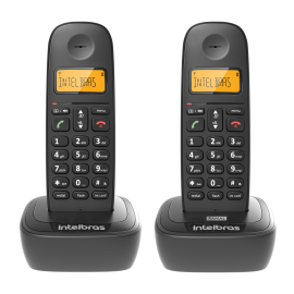 TELEFONES INTELBRAS  SEM FIO DIGITAL COM DOIS RAMAIS ADICIONAIS TS 2513