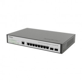 SWITCHES INTELBRAS GERENCIVEL 8 PORTAS GIGABIT ETHERNET SG 1002 MR
