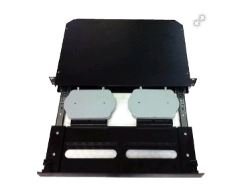 CAIXA DIO RACK 19" 24 SC / 48 LC PRETO - GLOBAL