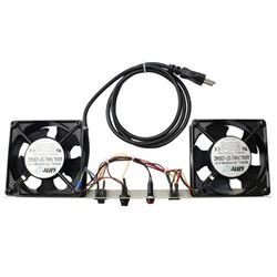 Kit Ventilao 2 Ventiladores P/ Mini Rack